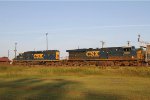 CSX 8240 & 5260 lead train F707-26 eastbound